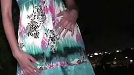 Blonde cutie Kitty Jane joins public dogging orgy! 😏