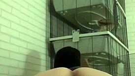 Getting horny with piss play on the sofa