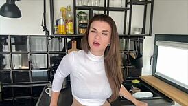 horny stepmother shows massive dick in hotel room, asks stepson to suck and lick