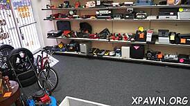 Amateur Babe Bent Over For Backroom Fucking And Blowjob