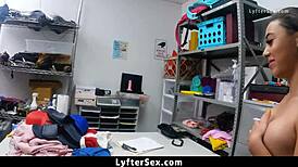 Teen Fucks Burglar To Escape