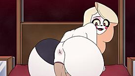 is charlie morningstar fucking alastor hard in the hotel?