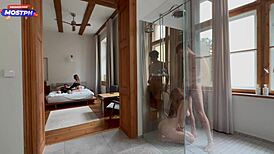 she said yes to joining the gay group fuck in the shower