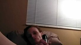 this redhead masturbates solo with toys, isn't it hot?