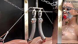 See this hardcore BDSM metal bondage compilation now