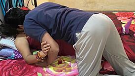 Zabardast Chudai in Red Saree with Non-Stop Big Ass Action