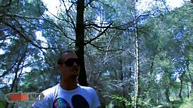 Spanish pornstar damaris outdoor fucking with leo galvez and cumshot