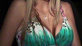 Blonde cutie Kitty Jane joins public dogging orgy! 😏