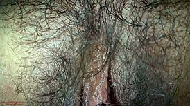 Mature Blonde MILF with Big Tits and Shaved Pussy Jerks Off Rough Monster Cock