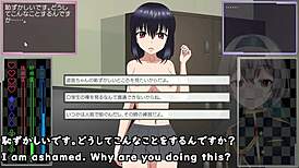 I watch the toyed girl in hentai groping her big tits