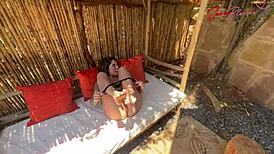 i gived the hotel waiter a tip for blowjubs and sex, part 2 with sara blonde