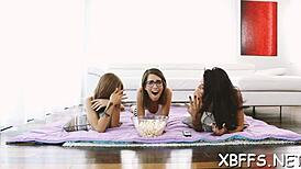 i’m with nasty teen bitches sharing one hard cock