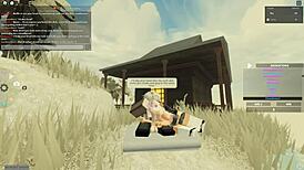 Whore bent over for deepthroat blowjob, doggystyle pussy sex, and anal assfucking