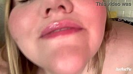 Wow, This Single BBW MILF Sucks and Gets Creampied by the Man of the House!