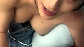 Public Hospital Masturbation and Handjob Caught on Phone with Big Cumshot