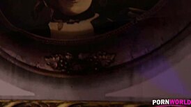 Veronica Leal, the squirting witch, getting her butt fucked hard by the witch hunter in cosplay