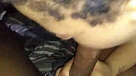 sexy redbone with big ass swallows after blowjob