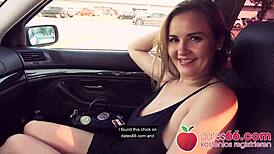 I'm thrilled watching Candy Alexa’s big natural tits banged at Berlin airport outdoor