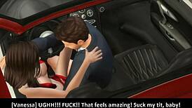 Girl Next Door: Sims 4 Bride Cheats in Car on Wedding Day