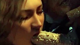 in resident evil, the monster rolls heads while fucking in hentai style