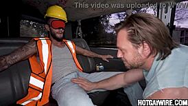 Construction Worker Tricked and Sucked by a Man in Wild Twist