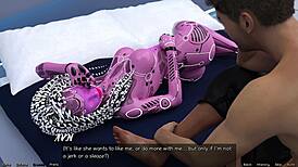 stranded in space, picking camilla with huge tits