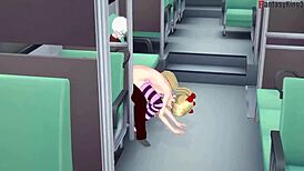 Airi Akizuki Fucking Naked On Bus! 3D Anime POV In Public Fantasy!