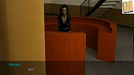 coach checking up on natalie