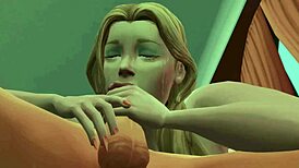 She Keeps Sucking with Intense Gooey Face Fuck Action