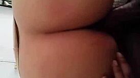 early morning, daisy rides her husband's juicy latina ass