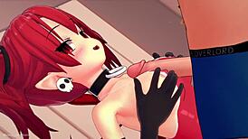 i watch etna disgaea take off her bikini to fuck in this hentai, it's so hot!
