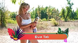 i'm blond teen eva tali exposin my petit boddy outdoors