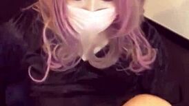 i'm crossdressing with cat ears and masturbating on stream, oops