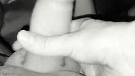 slut wife with big ass sucks cock in home sex tape