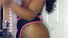 Naejae, the sexy ebony solo star, flaunts her big ass in this hot video
