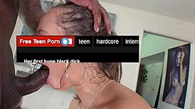 Cute Teen Screwed Hard by Huge Black Dick! Unbelievable Action!
