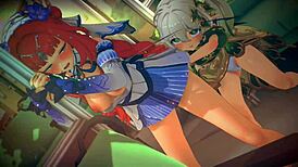 天哪！妮露的动作伤害声音在原神色情