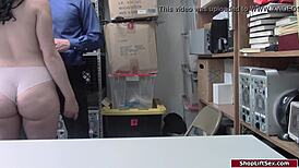 Teen Celebrity Caught Stealing Gets Hard Face Fuck