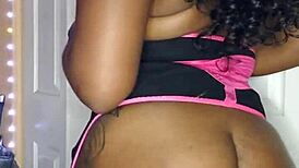 Naejae, the sexy ebony solo star, flaunts her big ass in this hot video