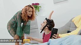 Veronica Leal craves sneaky Jordi's big cock for intense anal on bed