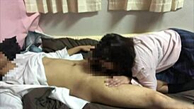 Watching Naughty Videos With Girlfriend Turns Into Horny Asian Couple's Intense Daily Sex