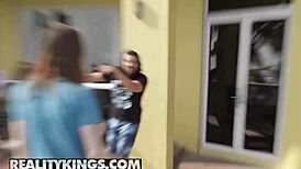 I watch Nia Nacci ride that huge cock, oh man!