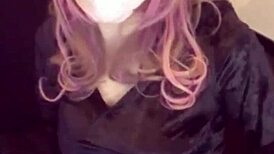 i'm crossdressing with cat ears and masturbating on stream, oops