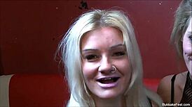 Ava and Jakki Louise Dive into Wild Bukkake Party