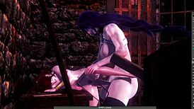 Raiden Shogun And Pyra In An Intriguing Encounter