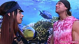 Trans cop Marcelle Herrera craves deep anal drilling