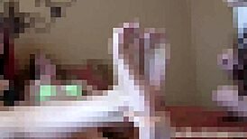 After foot fetish session, intense femdom action!