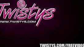 Curly Haired French Bimbo Masturbates Her Natural Tits To Orgasm Alone