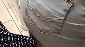 In skirtshouse, clara gets fucked while wearing her skirt and jeans in a casual homemade scene