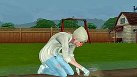 Stepbrother craves huge dick in ass and rough facefuck in anime hentai